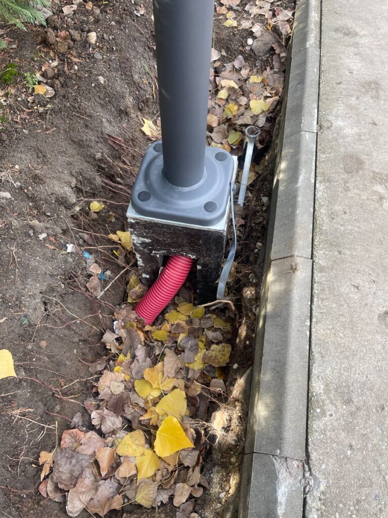 aluminium lighting pole